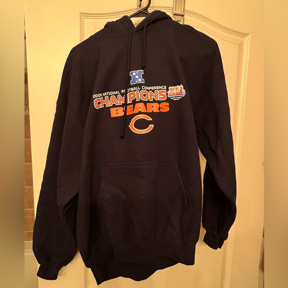 Chicago Bears blue hoodie - L